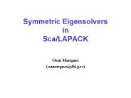 Symmetric Eigensolvers in Sca/LAPACK