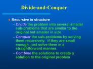Divide-and-Conquer