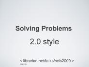 Solving Problems