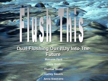 Flush This