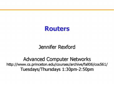 Routers