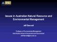 Issues in Australian Natural Resource and Environmental Management PowerPoint PPT Presentation