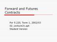 Forward%20and%20Futures%20Contracts PowerPoint PPT Presentation