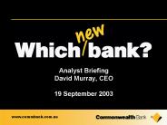 Analyst Briefing