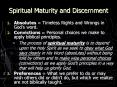 Spiritual Maturity and Discernment PowerPoint PPT Presentation