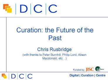Curation: the Future of the Past