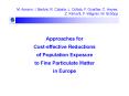 Approaches for Costeffective Reductions of Population Exposure to Fine Particulate Matter in Europe PowerPoint PPT Presentation