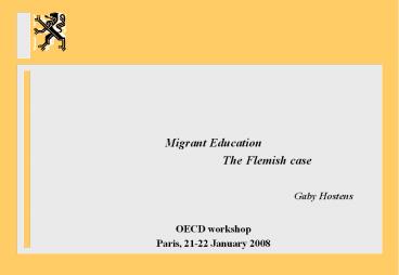 Migrant Education