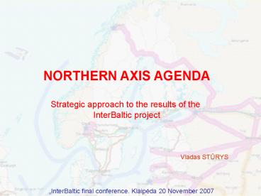 NORTHERN AXIS AGENDA