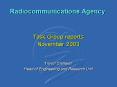Radiocommunications Agency PowerPoint PPT Presentation