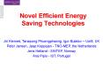 Novel Efficient Energy Saving Technologies PowerPoint PPT Presentation