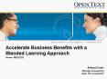 Accelerate Business Benefits with a Blended Learning Approach Session: SOL2732 PowerPoint PPT Presentation