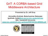 GriT: A CORBA-based Grid Middleware Architecture