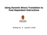 Using Dynamic Binary Translation to Fuse Dependent Instructions
