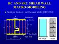 RC AND SRC SHEAR WALL MACRO-MODELING PowerPoint PPT Presentation