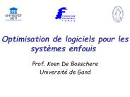 Optimisation de logiciels pour les syst