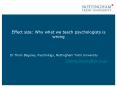 Effect size: Why what we teach psychologists is wrong PowerPoint PPT Presentation