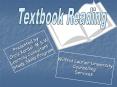 Textbook Reading PowerPoint PPT Presentation