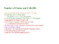 Number of Chains and CRAMS PowerPoint PPT Presentation