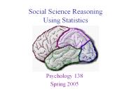 Social Science Reasoning Using Statistics