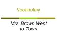 Vocabulary PowerPoint PPT Presentation