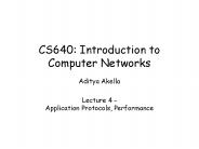 CS640: Introduction to Computer Networks