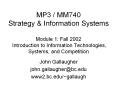 MP3 / MM740 Strategy PowerPoint PPT Presentation