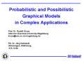 Probabilistic and Possibilistic Graphical Models in Complex Applications PowerPoint PPT Presentation