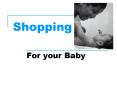 Shopping PowerPoint PPT Presentation