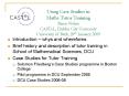 Using Case Studies in  Maths Tutor Training Brien Nolan CASTeL, Dublin City University University of Bath, 29th January 2009 PowerPoint PPT Presentation