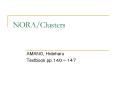 NORA/Clusters PowerPoint PPT Presentation