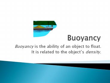 Buoyancy