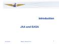 JAA and EASA PowerPoint PPT Presentation