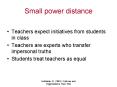 Small power distance PowerPoint PPT Presentation