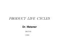 PRODUCT LIFE CYCLES PowerPoint PPT Presentation
