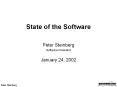 State of the Software PowerPoint PPT Presentation