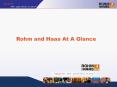 Rohm and Haas Bristol Polymers  SAChE 092005 PowerPoint PPT Presentation