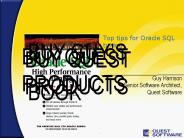 Top tips for Oracle SQL tuning