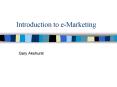 Introduction to eMarketing PowerPoint PPT Presentation