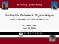 Nucleophilic Carbenes in Organocatalysis PowerPoint PPT Presentation