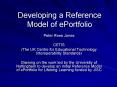 Developing a Reference Model of ePortfolio PowerPoint PPT Presentation
