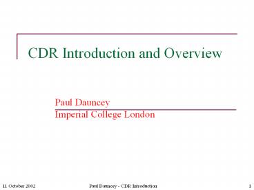 presentation player overlay