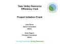 Tees Valley Resource Efficiency Club Project Initiation Event PowerPoint PPT Presentation