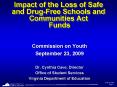 Impact of the Loss of Safe and DrugFree Schools and Communities Act Funds PowerPoint PPT Presentation