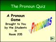 The Pronoun Quiz PowerPoint PPT Presentation