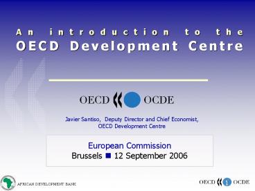 An introduction to the OECD Development Centre