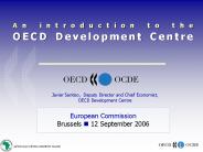 An introduction to the OECD Development Centre