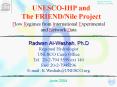 UNESCOIHP and The FRIENDNile Project PowerPoint PPT Presentation