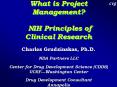 What is Project Management NIH Principles of Clinical Research PowerPoint PPT Presentation