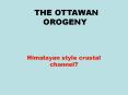 THE OTTAWAN OROGENY PowerPoint PPT Presentation